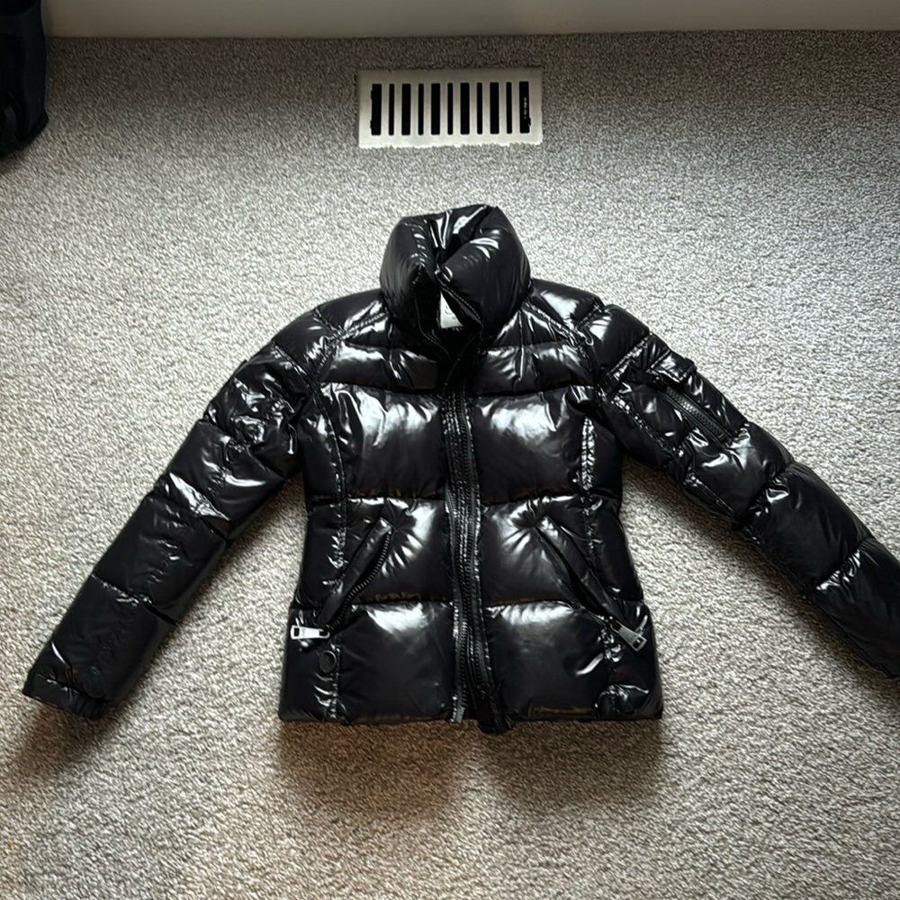 Freestyle Down JET BLACK SAM COAT SIZE S